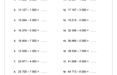 Subtract Mentally Large Numbers 1 Subtraction In Year