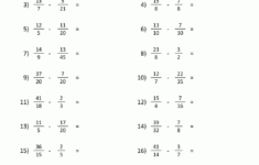 Subtracting Fractions With Unlike Denominators Worksheet