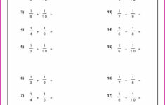 Subtracting Mixed Numbers With Unlike Denominators