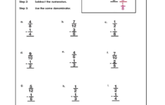 Super Teacher Worksheets Subtracting Mixed Numbers With