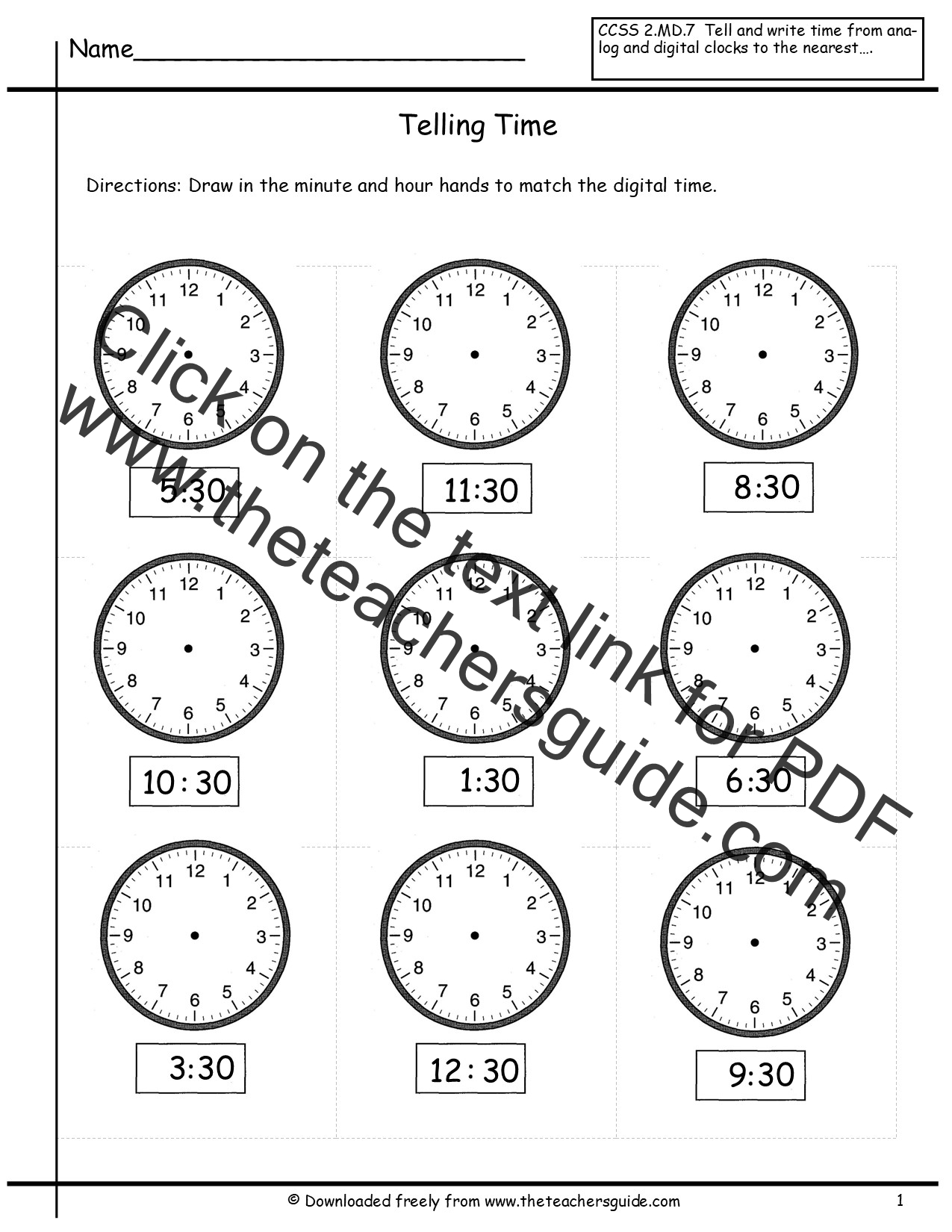 Free Printable Digital Time Worksheets AlphabetWorksheetsFree