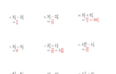 The Adding And Subtracting Mixed Fractions A Math