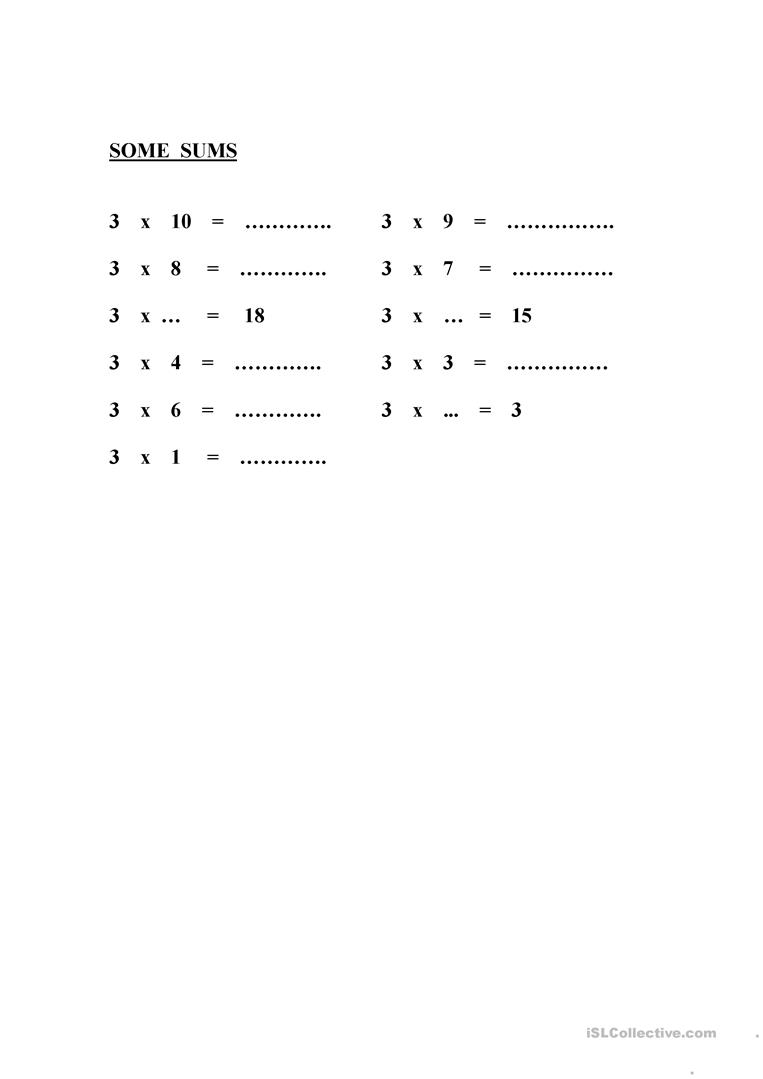 The Magic Number Worksheet Free ESL Printable Worksheets