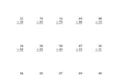 The Multiplying 2 Digit By 2 Digit Numbers D Math