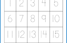 Tracing Numbers Worksheets 1 20 NumbersWorksheet