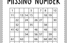 Write The Missing Number 1 100 ABC Fichas