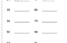 Writing Numbers In Expanded Form Worksheets For Grade 1