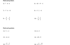 25 Adding And Subtracting Rational Numbers Worksheet Worksheet