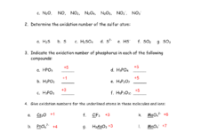 31 Worksheet Oxidation Numbers Answer Key Worksheet Resource Plans