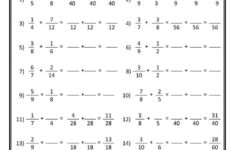 6 Adding Mixed Numbers Worksheet Pdf In 2020 Fractions Worksheets