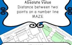 7 NS Absolute Value distance Between Two Points MAZE Math Centers