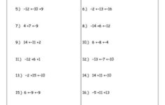 Adding integers rational numbers worksheet 3 worksheet jpg 464 600