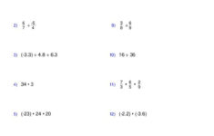 Combining Like Terms Worksheet In 2020 Multiplying Rational Numbers