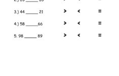 Comparing And Ordering Whole Numbers Worksheet