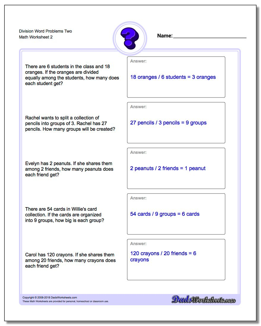 Dividing Whole Numbers By Fractions Word Problems Worksheets Fraction