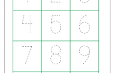 Dots Number Tracing Worksheets 1 10 Best Worksheet