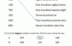 Free Place Value Worksheets Reading And Writing 3 Digit Numbers