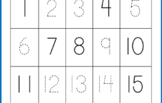 Free Printable Numbers 1 20 Worksheets Free Printable