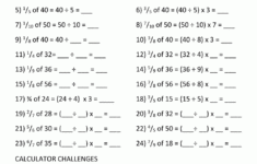 How To Calculate Fractions Of Numbers