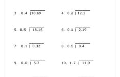 Long Division Decimals 3rd Grade Math Free Printable Division