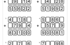 Missing Digits 5 digit Addition Addition In Year 5 age 9 10 By