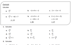 Multiplying And Dividing Negative Numbers Level 3 Teaching Resources