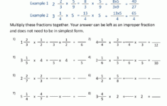 Multiplying Mixed Fractions