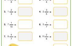 Multiplying Mixed Numbers By Fractions 5th Grade Maths Worksheets