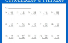 Multiplying Negative Numbers Worksheet Number Worksheets Negative