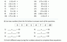 Negative Number Multiplication