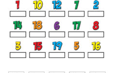 Numbers 1 20 Activity For Beginners