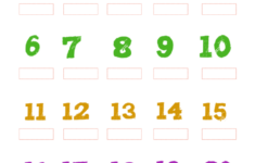 Numbers In Spanish From 1 To 20 PDF Worksheet SpanishLearningLab