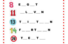 Numbers spelling Worksheet