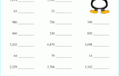 Rounding Off To Nearest 100 Printable Grade 4 Math Worksheet