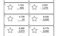 Subtraction Multi Digit No Regrouping Worksheet In 2020 Subtraction