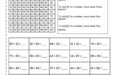 Two Digit Addition Worksheets Free Math Worksheets Teacher