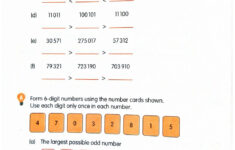 Year 5 Comparing And Ordering Numbers Worksheet